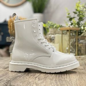 Dr. Martens 1460 Mono Patent Combat Boots